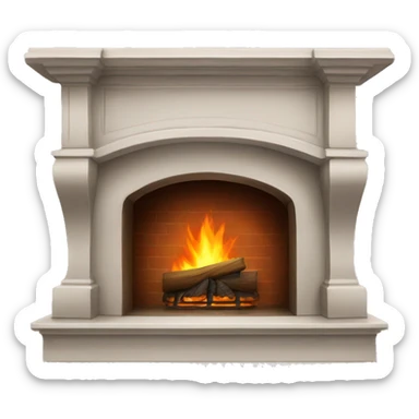 fireplace mantle sticker