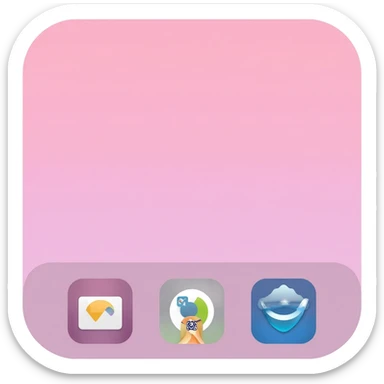 iPad pink pastel but Home Screen only sticker