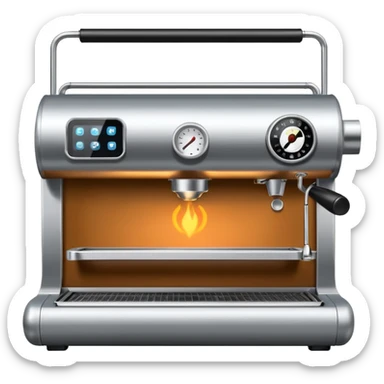 industrial coffee roast machine sticker