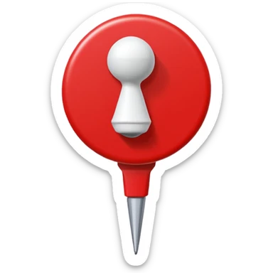 round pushpin Navigation & Location sticker