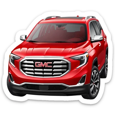 Red 2018 gmc terrain sticker