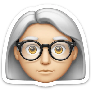 reading glasses sticker