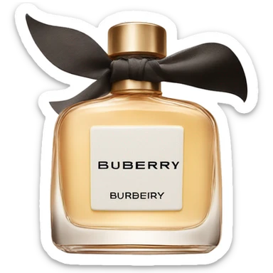 Burberry goddess perfume sticker