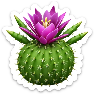 Orchid Cactus sticker