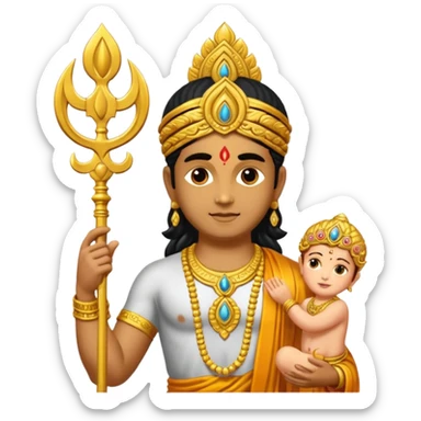 lord murugan vel sticker