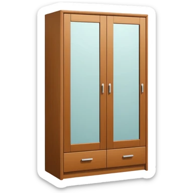 wardrobe modern closed mirror door sticker