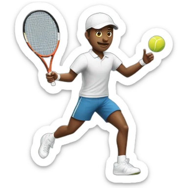 Tennisman sticker