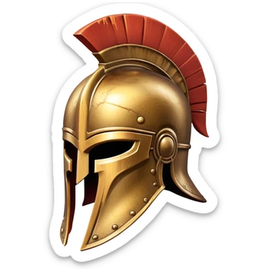 spartan helmet leonidas sticker