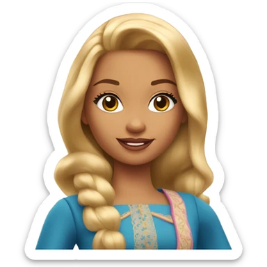 Erika from Barbie princess and the pauper sticker