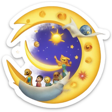 Astrológico: Sol en Géminis, luna en piscis y ascendente en acuario  sticker