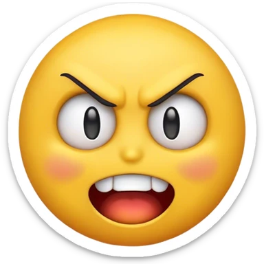 normal laughing emoji, but mad sticker