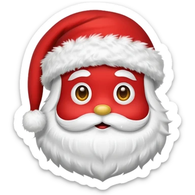 santa hat only sticker