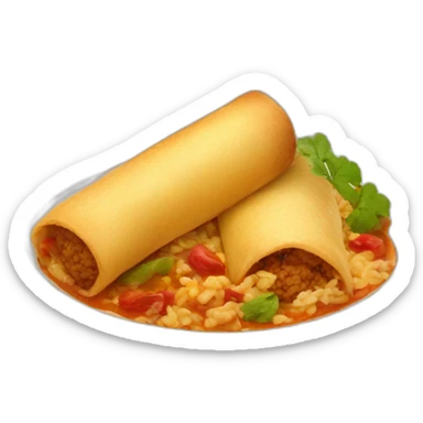 Yaroa dominican food sticker