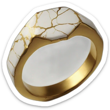 Kintsugi ring sticker