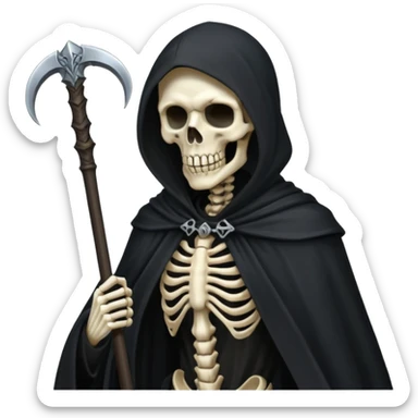 Grim reaper sticker