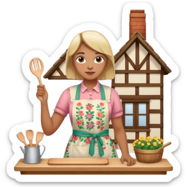 cottage tasks sticker