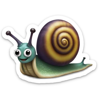2 snails  sticker