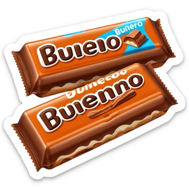 kinder bueno sticker