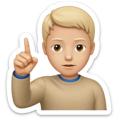 POINTING FINGER DIRECTLY TO CAMERA sticker