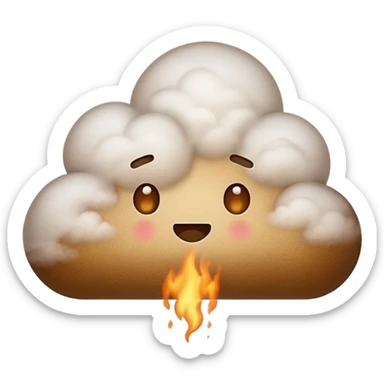 A huge fart stinky sticker