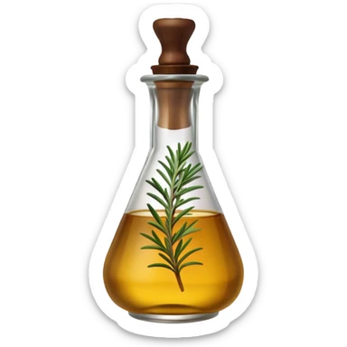 Hair oil rosemary  sticker