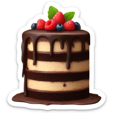 chocolate cake sticker