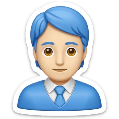 Un emoji de gestor de archivos inspirado en hyperos, sin cara y serio sticker