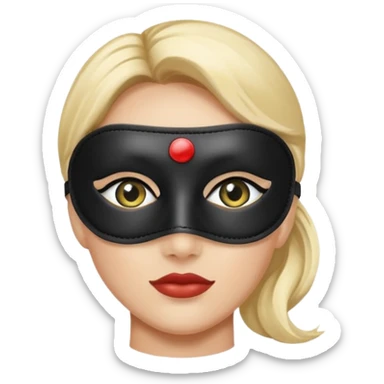 Domino eye mask just the eye mask  sticker