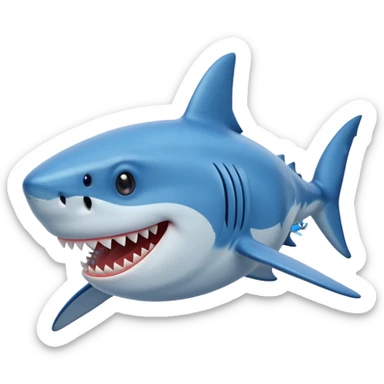 SHARK HAPPY FACE POV sticker