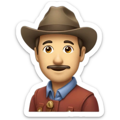 Cyrille lignac avec un chapeau de père-noël sticker