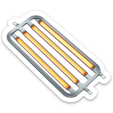 thin strip heating element sticker