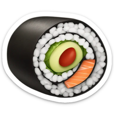 Sushi roll sticker
