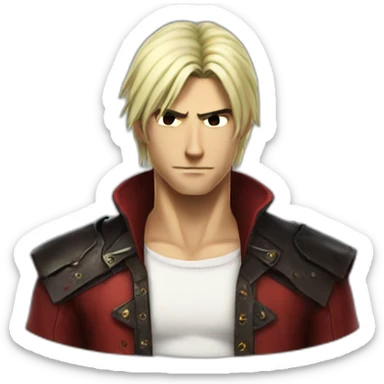 Dante from devil may cry sticker