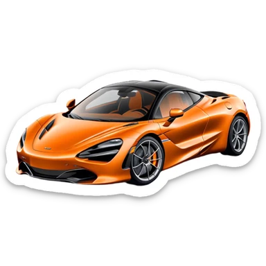 McLaren 720S - McLaren (Model Year: 2021) (Iconic colour: Orange) sticker