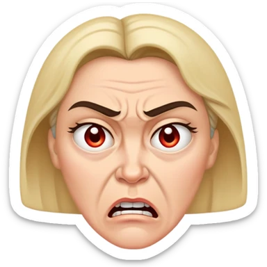 Angry mother  sticker