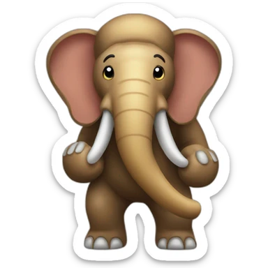 Mammoth  muay thai  sticker