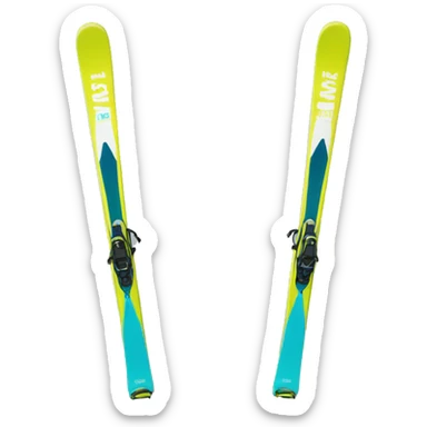 pair of skis sticker