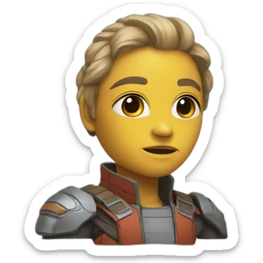 Lylla guardian of the galaxy sticker