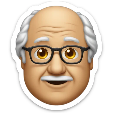 Danny devito face sticker