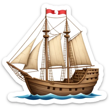Sea travel sticker