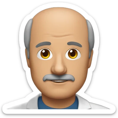 dr phil cosplay sticker