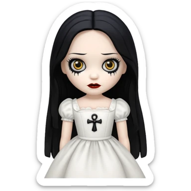 Annabelle doll from The Conjuring movie sticker