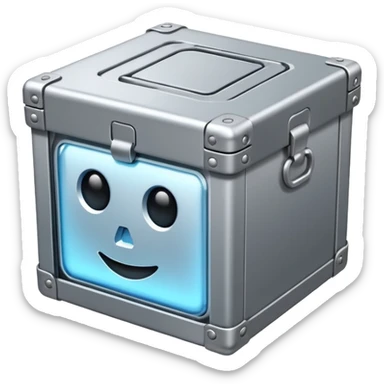 AI in a box sticker