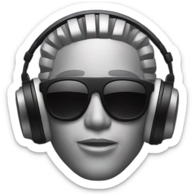 xlr8 playing dj sticker