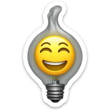 happy electricity sticker