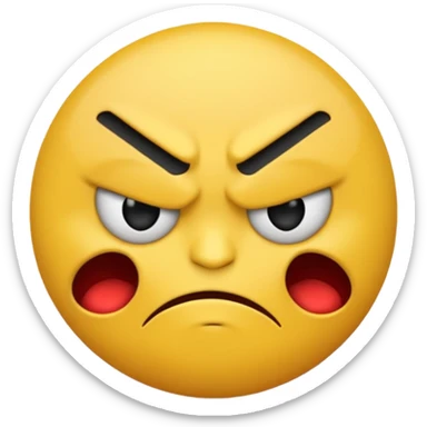 deadly look emoji sticker