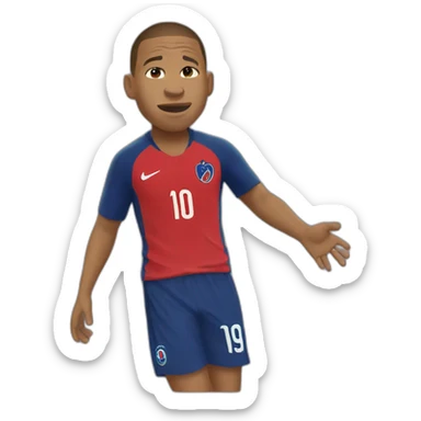 mbappe cried sticker
