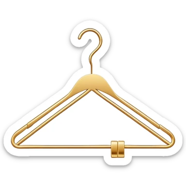 fashion company logo with a stylish clothing hanger sticker