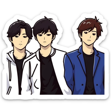 SS501 group portrait sticker