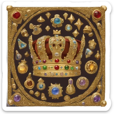 Byzantine: Crown of Justinian sticker